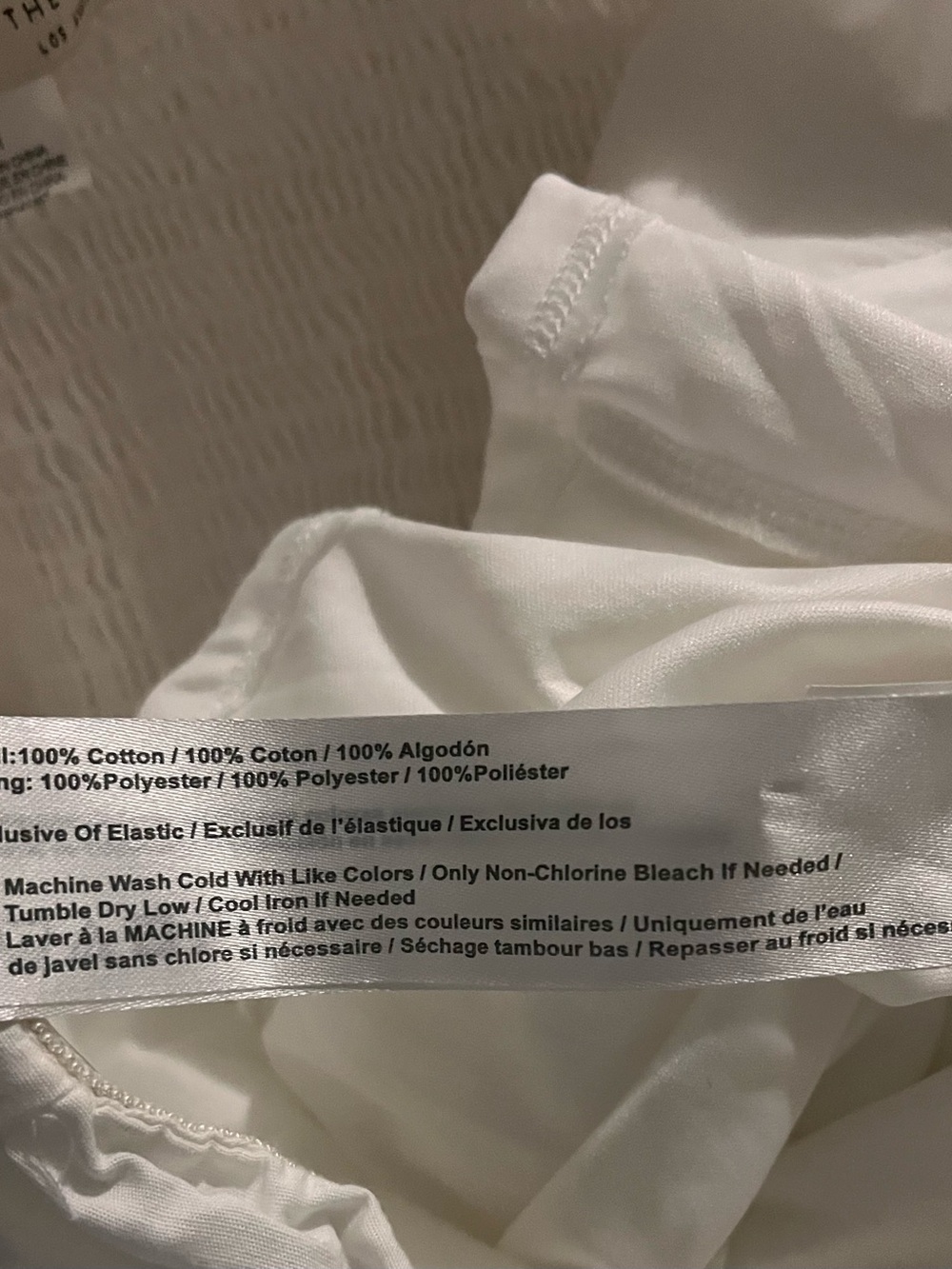 Strapless White Ruched Bodice Gathered Skirt Dress - Picture 4 of 5